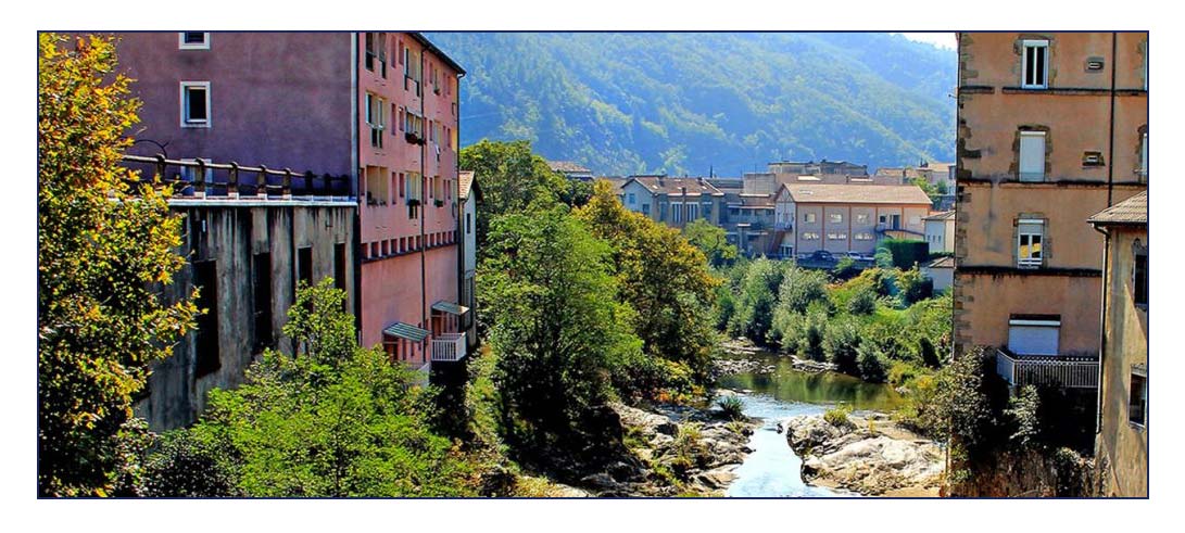 Vals-les-Bains un belle station thermale en Ardèche