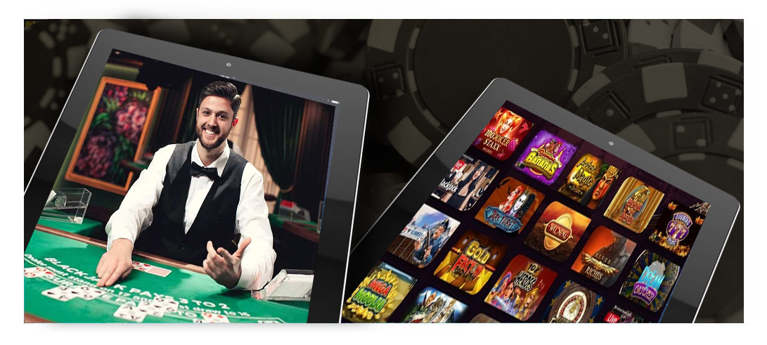 Des jeux de casinos en ligne sur tablette
